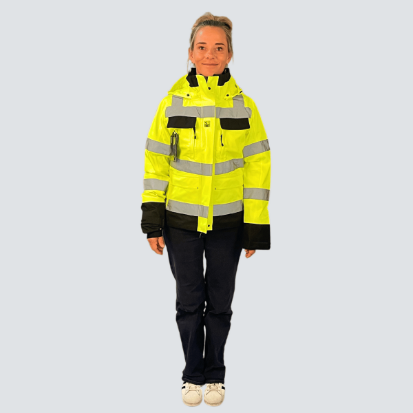 Turku Hi-Vis Stretchjacke Damen