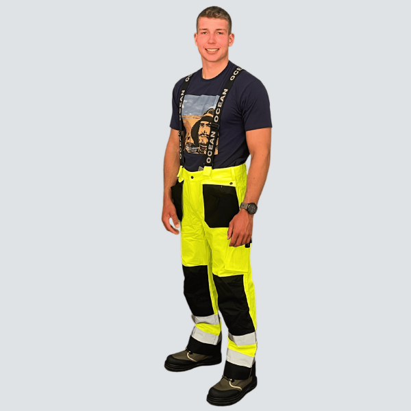 Turku Stretch Hi-Vis Latzhose (Unisex)